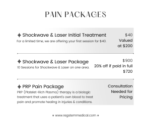 Pain Packages - REG STEM MEDICAL